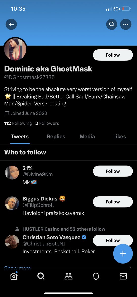 GhostMaskPoker's tweet photo. What in the actual fuck.. is this an internet troll getting their account setup ?? Pathetic https://t.co/Rwu4M6vYPL