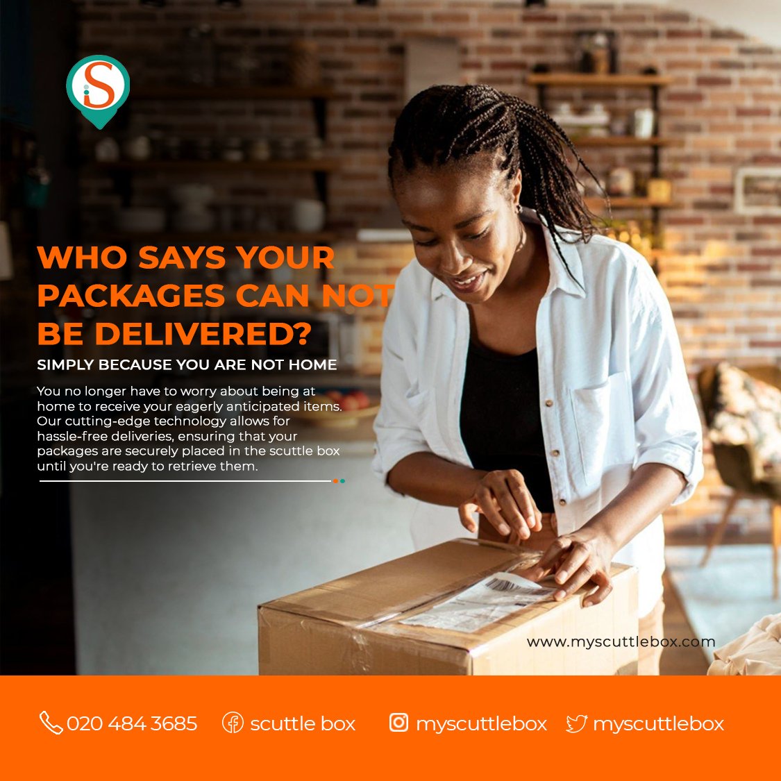 ScuttleBoxGH's tweet photo. An assistant you can trust,#scuttlebox❗

#packages #delivery  #electronics #parcels #phones #fashion #hair #ghana #ghanapost #homedelivery #safedelivery https://t.co/lPJiMMUypD