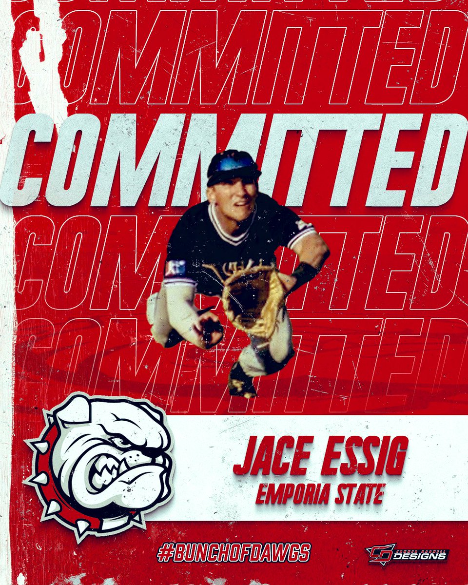 McPhersonBSB's tweet photo. From Emporia State to McPherson - Welcome to the Bulldog family, OF Jace Essig (@JaceEssig8)! #SkoDogs #BulldogPride https://t.co/k5RKbvWB4o