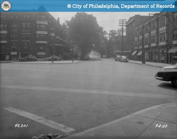 HistoricPHL's tweet photo. September 2, 1953: After-47th Street-And Baltimore Avenue. 
https://t.co/XnWI7BMWR5 https://t.co/uCx3Zv0nfg