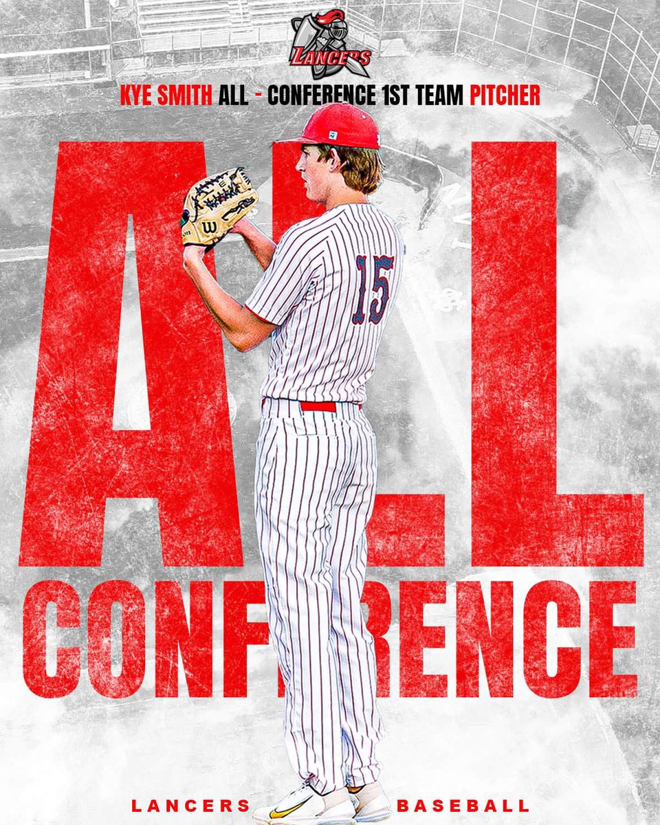 Congratulations to Sophomore Pitcher <a href="/kye_smit15/">Kye Smith</a> on earning 2023 1st Team All-Conference!