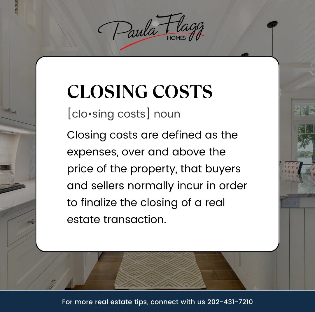 Realtor_Paula's tweet photo. What is closing cost?

Let's connect
202-431-7210

#paulaflagghomes #paulaflagg #realtor #realestate #dcrealestate #dcrealty #maryland https://t.co/t5ok9nMlnB