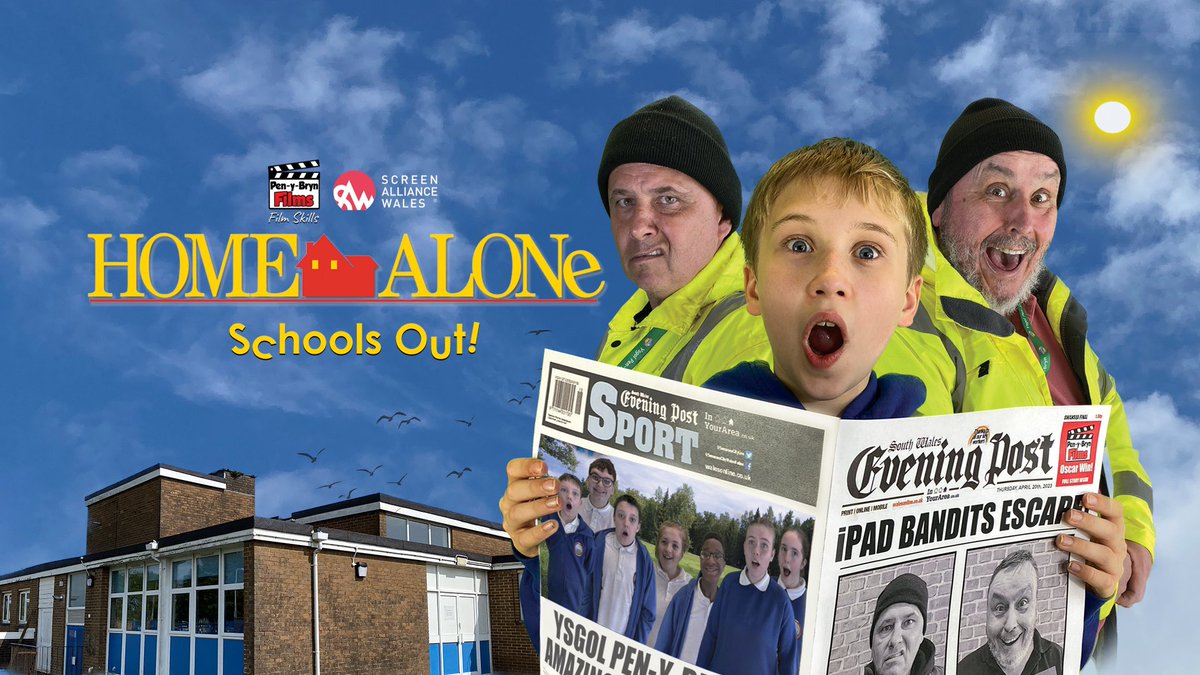 Ysgolpenybryn's tweet photo. Our Key Stage 3 Film Skills group launched their fantastic funny new Home Alone film today. The film can be seen by clicking the link: https://t.co/NG8Ulxau4j - Well done to our group for all their hard work @intofilm_cymru @USWFilm @ScreenAllianceW @ThreecliffsEd https://t.co/NR6JvbVU7q
