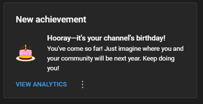 I don't think this date is accurate, but I'll take the spirit of the message to heart. Happy Rebirthday to WhitneyVision! Stay tuned for updates!