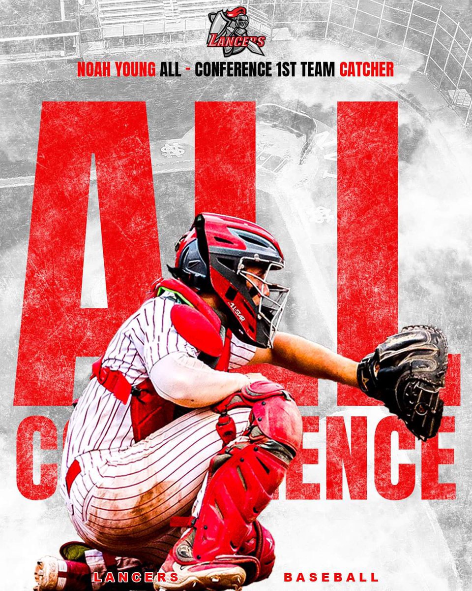 Congratulations to Lancer Senior Catcher <a href="/noahyoung_1/">Noah Young</a> on earning 1st Team All-Conference!!