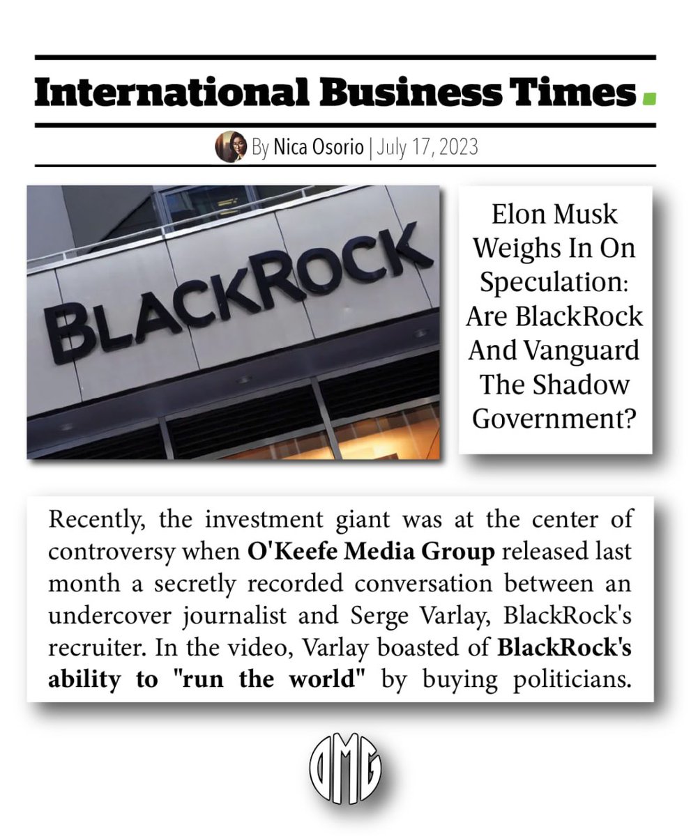 Remember when Serge Varlay of BlackRock said they don't like being in the news? #BlackRockExposed

H/T @IBTimes