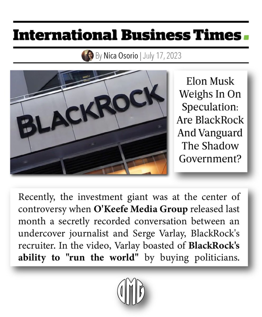 James O'Keefe (@jamesokeefeiii) on Twitter photo Remember when Serge Varlay of BlackRock said they don't like being in the news? #BlackRockExposed
H/T <a href="/IBTimes/">Intl. Business Times</a> Remember when Serge Varlay of BlackRock said they don't like being in the news? #BlackRockExposed
H/T <a href="/IBTimes/">Intl. Business Times</a>