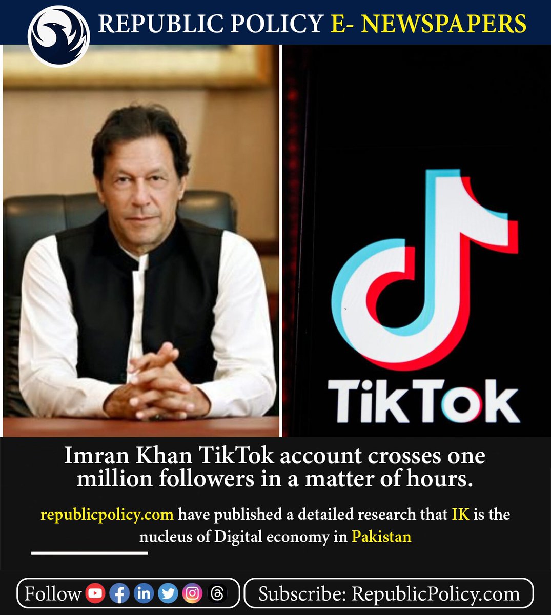 Republic Policy on Twitter "IK is the nucleus of Digital Economy in