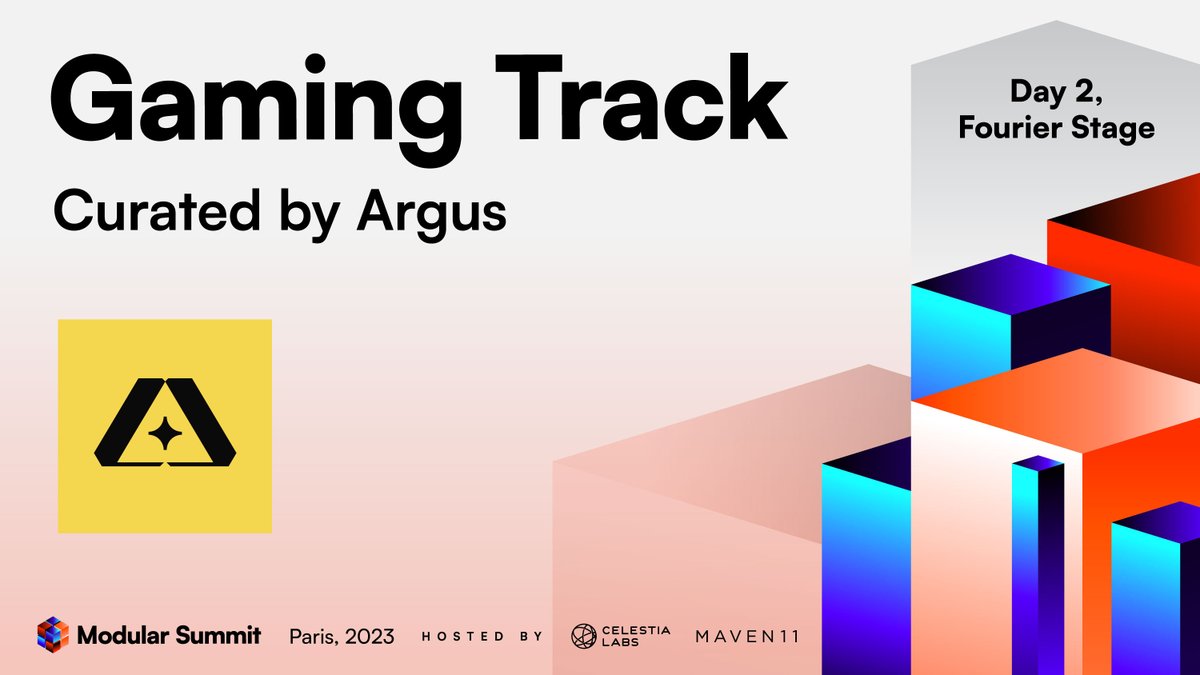 ignitecelestia's tweet photo. Our Gaming Track is curated by @ArgusLabs_!

From blockchain-powered virtual worlds to decentralized gaming economies, we're exploring it all on Day 2 Fourier Stage 🎮

Take a look 👀👇 https://t.co/eh9vInSmeL