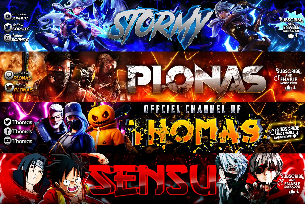 Check out these unique banners

If you like any, dm me.
.
.
.
.
.
#TwitchAffliate #nft #artist #emote #designer #gfx #graphicdesigner #3d #CallofDuty #twitchstreamer #KickStreaming #mascotlogo #customlogo #twitch #banners #custombanner
reference image taken from web🔻