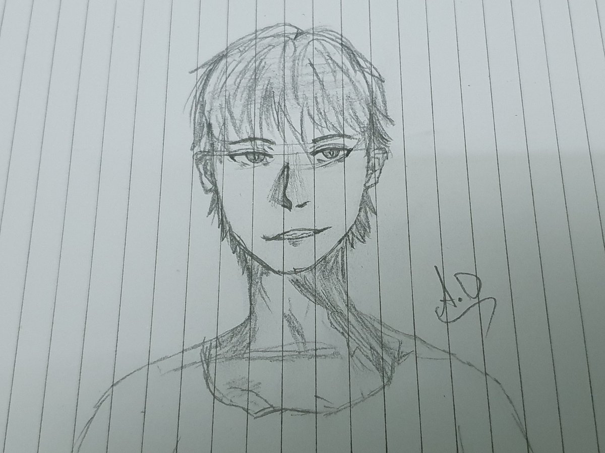 SparklySpoony's tweet photo. I tried drawing anime for the first time 😄 #firsttry #anime #drawing #art #tuesdaymotivations #tuesdayvibe https://t.co/Cn6rKzHcHE