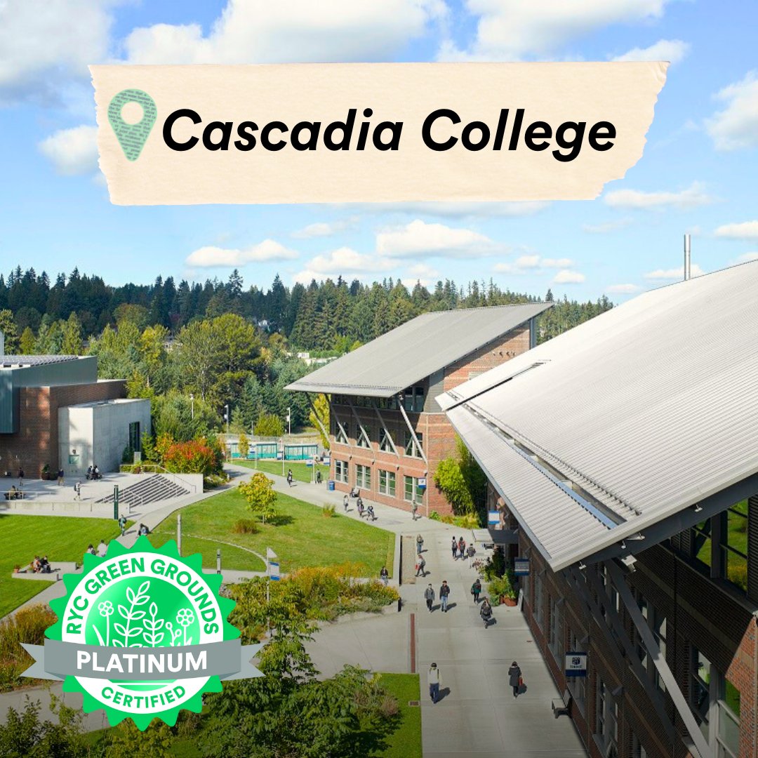 . <a href="/seattleu/">Seattle University</a> <a href="/UWBothell/">UW Bothell</a> &amp; <a href="/CascadiaCollege/">Cascadia College</a>
are the first 3 schools to receive our new Green Grounds Certification! We're thrilled to certify these schools at the Platinum level, the highest available, for being 100% organically managed. Learn more: campus.rewild.org/certification-…