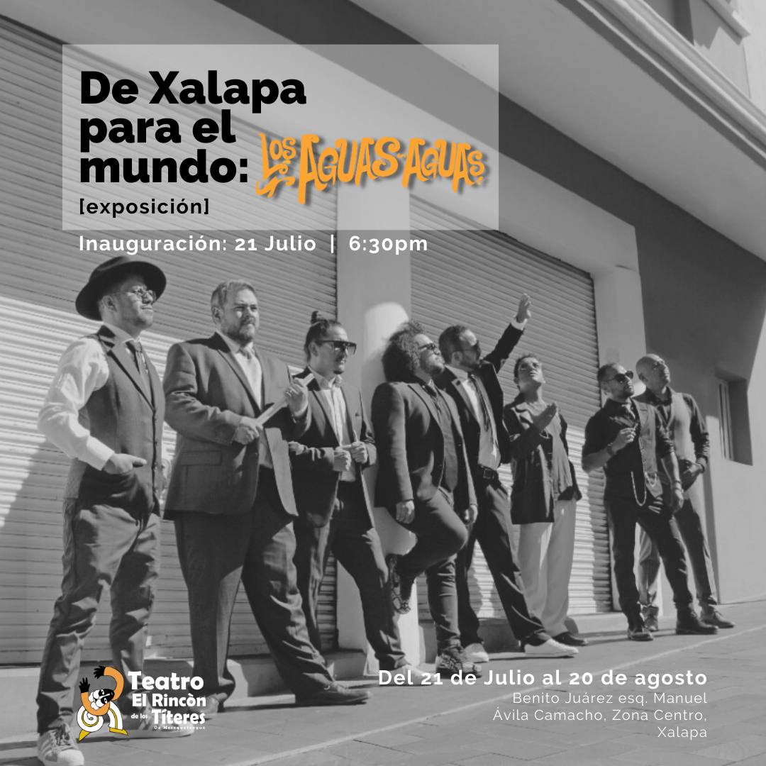 nosomoslosaguas's tweet photo. ¡Xalapa!, los invitamos este viernes 21 de julio a las 6:30pm a la inauguración de nuestra exposición: De Xalapa para el mundo: Los Aguas Aguas. Una exposición que muestra la historia de la banda En Benito Juárez esq. Manuel Ávila Camacho, Zona Centro, Xalapa https://t.co/0YkedTuapQ