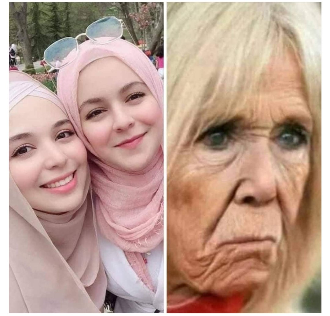 Macron'un eşi Brigitte Macron; "Kapalı Kadınlar Çocukları Korkutuyor" demiş!

Sanırım aynaya bakmamış hiç 🤭🤭