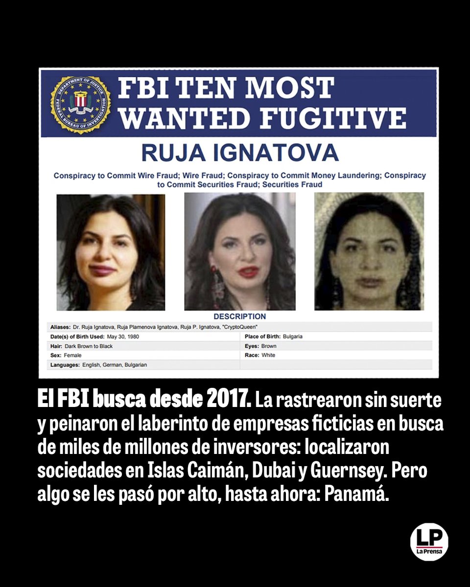 Documentos judiciales del podcast The Missing Cryptoqueen de la BBC  compartidos con La Prensa, revelan que en la monumental estafa de Ignatova  participaron panameños