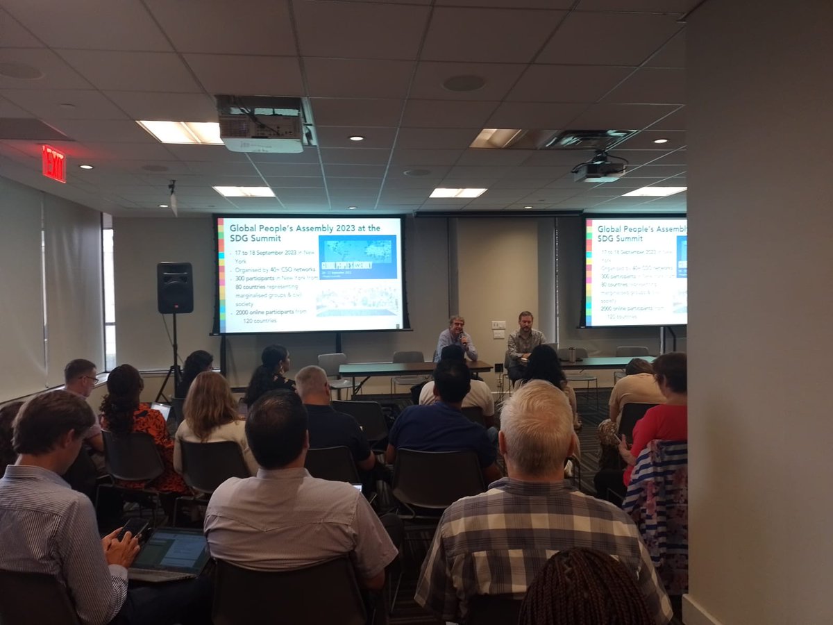 GCAP_LAC's tweet photo. #GCAP presentando la Asamblea Popular Mundial en el Encuentro de Sociedad Civil en NY  el 16 de jul,  paralelo al #FPAN. Asamblea que se realizará el 17 y 18 de Sept en NY, uno de los objs: hacer oír con fuerza la voz de la sociedad civil y de los pueblos en la Cumbre sobre ODS. https://t.co/Oi8UIAadtQ