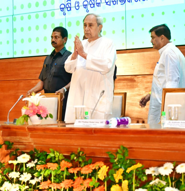 CMO_Odisha's tweet photo. Attending the ‘Nijukti Parba’, CM @Naveen_Odisha said agri & allied sector is top priority for #Odisha Govt and it is striving continuously to enhance income of farmers & empower them. CM added #Odisha has come a long way from being a food deficit state to become a net supplier of food.    

Highlighting that production of various crops has grown multiple times, CM said a number of schemes are in place to support farming activity & diversification of products. CM said schemes like #KALIA & #BALARAM have created a sense of confidence & trust among farmers.