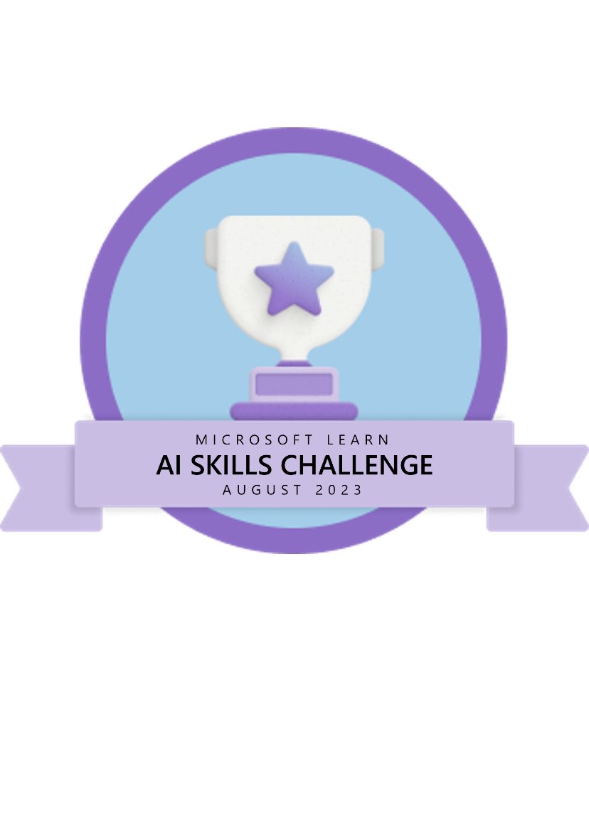 Seba2200Galaxy's tweet photo. #LearnmicrisoftAl
@Microsoft_Saudi
@MScreativeteam
@MicrosoftLearn
@abeermehdar
تم ولله الحمدالحصول على شارة وشهادة تحدي الذكاء الاصطناعي https://t.co/Ftx3F2GIcn