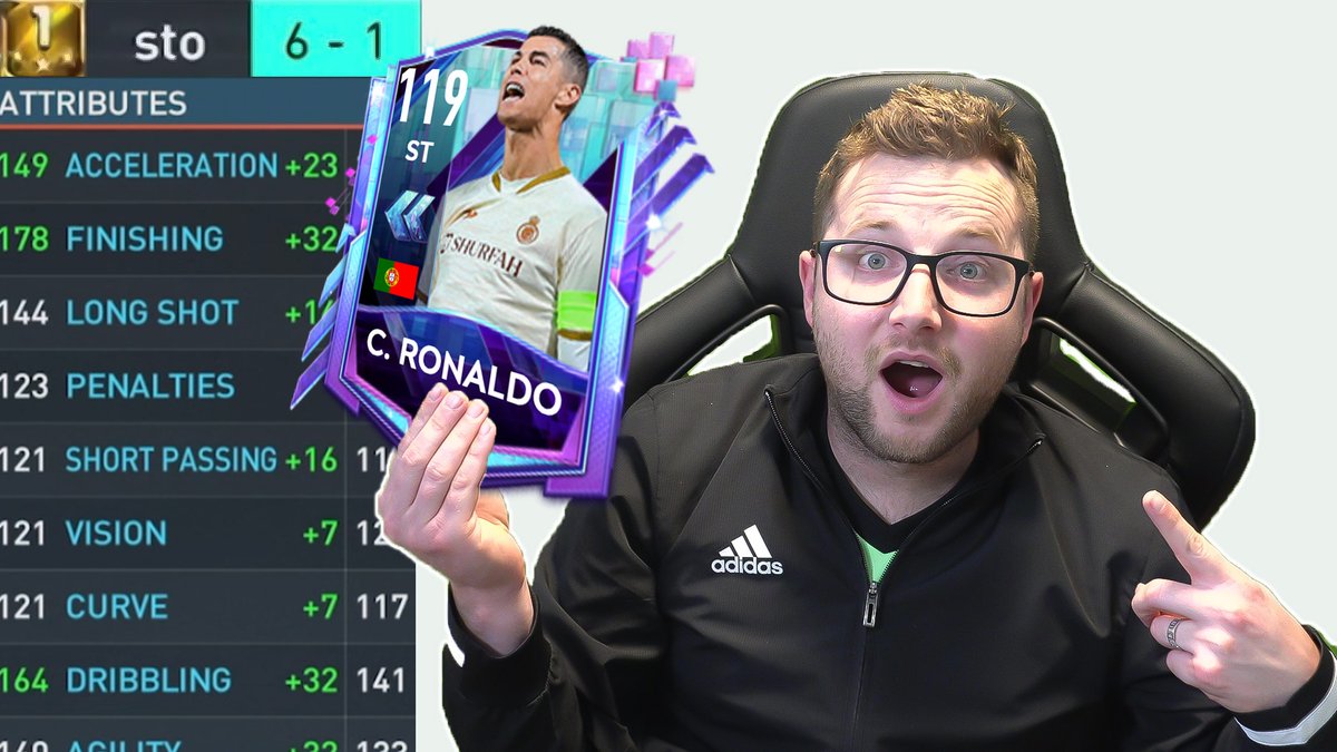 Max Rated Ronaldo! youtube.com/watch?v=yugUMX…

#fifamobile #FIFAMobile23