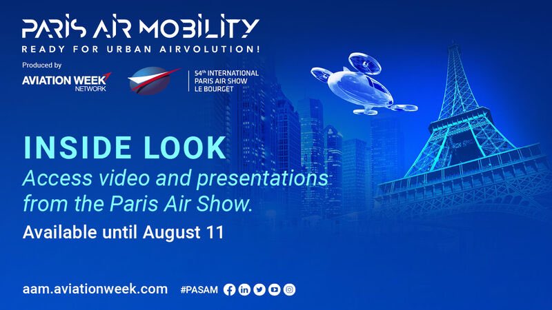 The video replays from @AvWeekEvents and @salondubourget Paris Air Mobility are online. Watch the session you missed and do not wait as they will only be online for a limited time!

lnkd.in/d3AEPhsA

#aam  #advancedairmobility #uam #urbanairmobility #parisairshow2023