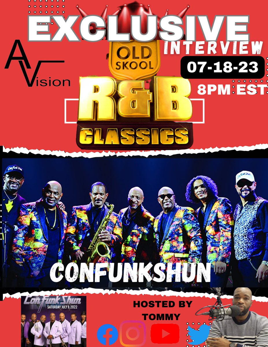 Another interview with Confunkshun! See you there! #confnkshunusa4real #confunkshun #textmetomorrow #smoothjukebox #kamdigroup #michaelcooper