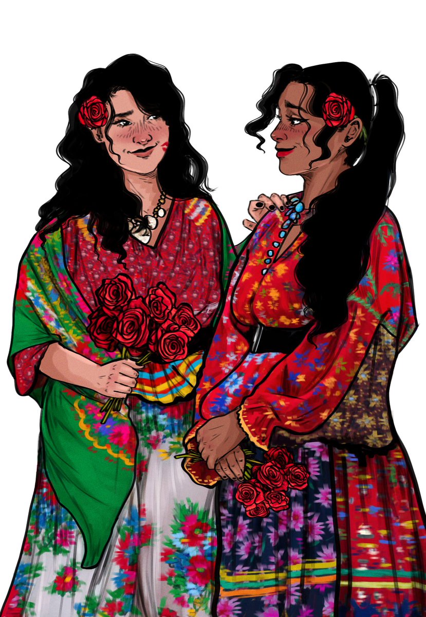 felrija's tweet photo. Today I give you Romani sapphics for the 11th sketch 🥀❤️

Jamaican sapphics are next ! https://t.co/CuZOJiM37b