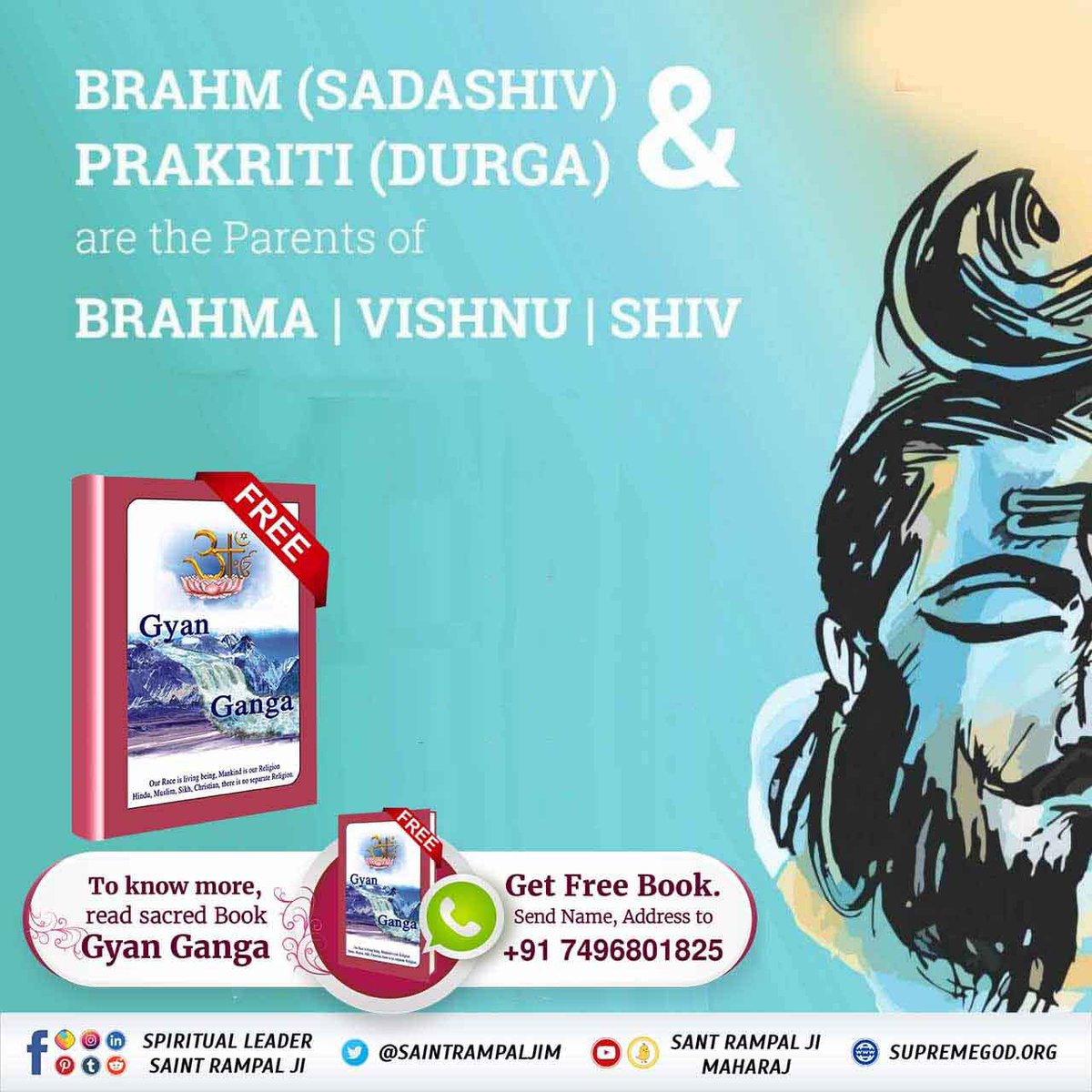 Annukum89454128's tweet photo. शिवरात्रि पर जानिए भगवान शिव जी की कितनी आयु है? जानने के लिए पढ़ें पुस्तक "ज्ञान गंगा" और सम्पूर्ण आध्यात्मिक ज्ञान जानने के लिए डाउनलोड करें Saint Rampal JI Maharaj App
#mtri #shivratri #reels #hinduism #shiv #mahadev #SecretsOfLordShiva
#SantRampalJiMaharaj #SaintRampalJi https://t.co/obqx3GPNir