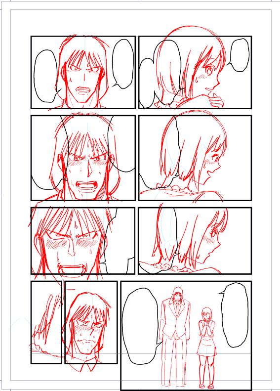 ずっと描きたかった絵を描いてる。 