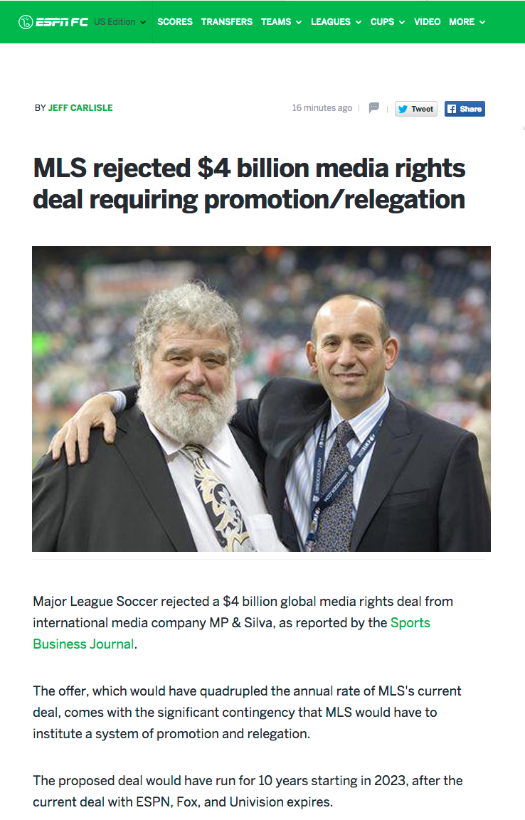 6 years ago today in American professional soccer: #prorelforusa