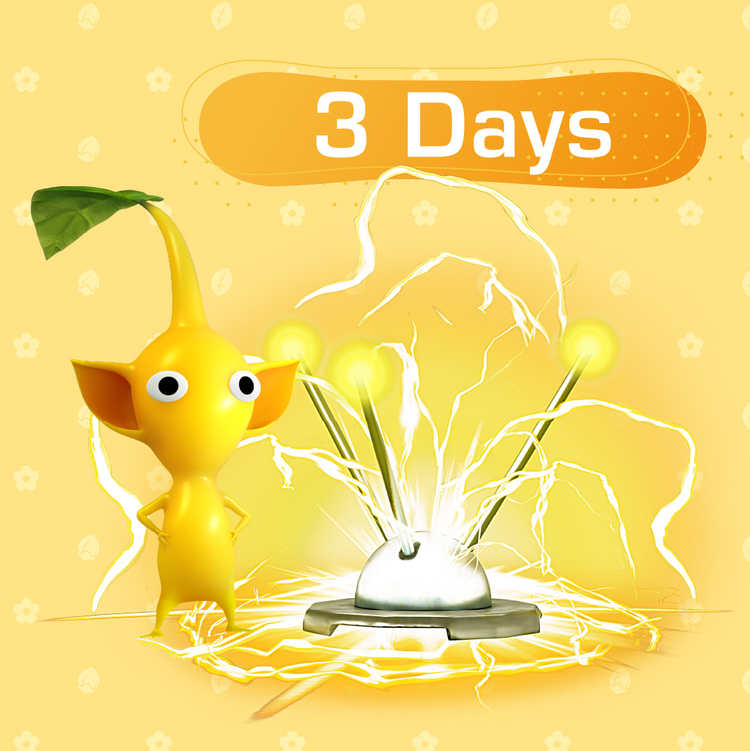 NintendoAmerica's tweet photo. It may come as a shock that #Pikmin4 launches in just 3 days… who’s ec-static? #NintendoSwitch https://t.co/9SR8SU4ZNV