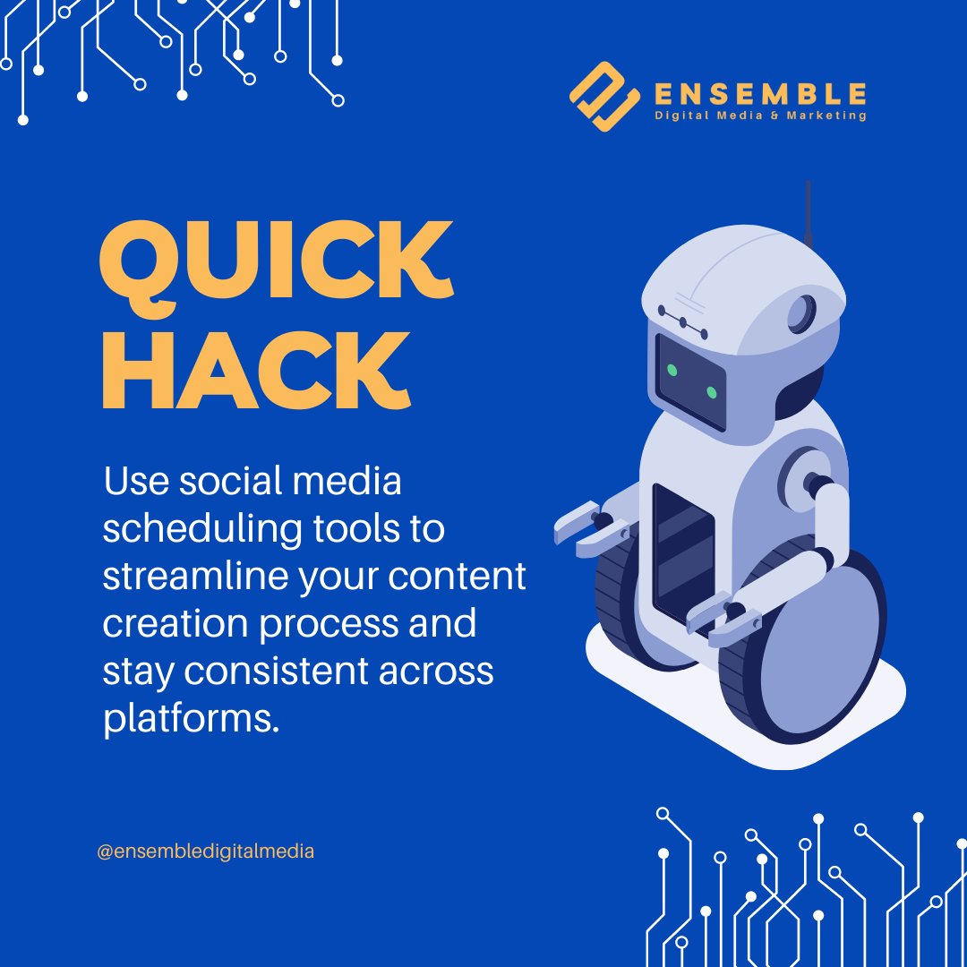 ensembledm's tweet image. Save time and maintain consistency with social media scheduling tools. 
🗓️ Drop "YES" If you agree! ⬇️
#schedulingtools #contentstrategy #socialmediamarketing #ensembledigitalmedia #digitalmarketing #mrmunifali #blackownedcompany #TimeSaver #ConsistencyMatters #Efficient