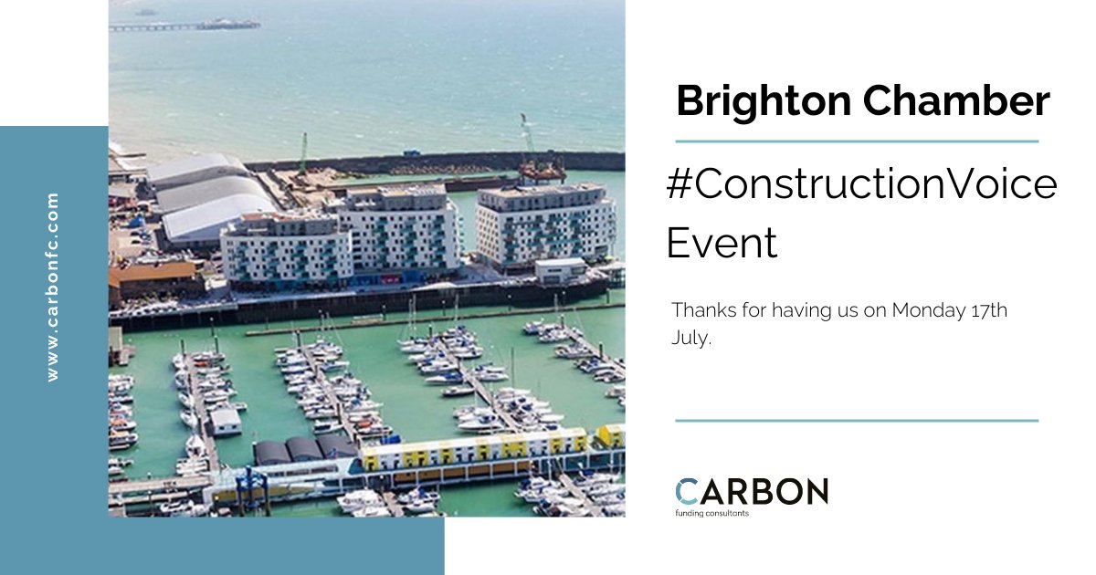 CarbonFC's tweet photo. Our Head of Development Finance, Tom Reynolds, spoke at the @brightonchamber #ConstructionVoice event yesterday.
Tom discussed several topics, including challenges and opportunities within the property and lending sectors.
#DevelopmentFinance #CarbonFundingConsultants https://t.co/2AvEonQYtN
