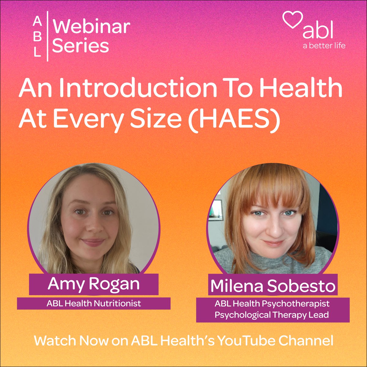 🎉 Exciting news! Our latest webinar video 'Health at Every Size (HAES)' is now live! 🎥 Dive into the world of holistic health, and explore the concept of wellness beyond the scale. 💪🍎 Join us on this enlightening journey! Watch now: youtube.com/watch?v=zG006o… #HAES #Webinar