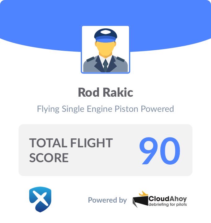 I uploaded tracklogs from my some of my flights over the past month. I’m proud of my Flight Score. 😉 (But earning a discount on my renter’s insurance is nice too!) www2.starr.com/starr-gate Scoring powered by @CloudAhoy. cloudahoy.com/starr #insuretech #aviation