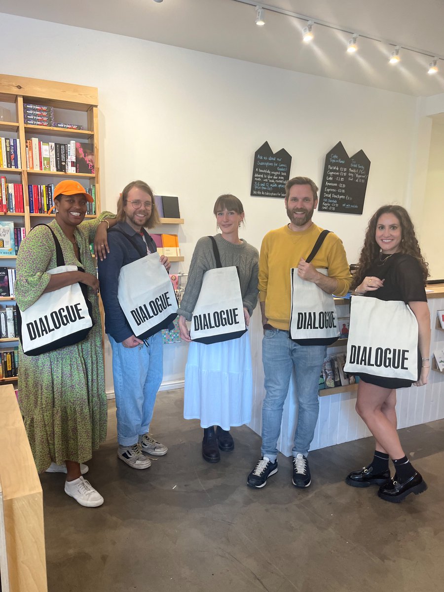 SharLovegrove's tweet photo. My heart was bursting after I got to see some of my favourite people in Bristol at one of the OG indies @StorysmithBooks they have been HUGE supporters of @dialoguepub & all excellent books & authors 🤍🖤 #DiscoverDialogue https://t.co/NDpJMjIKKC