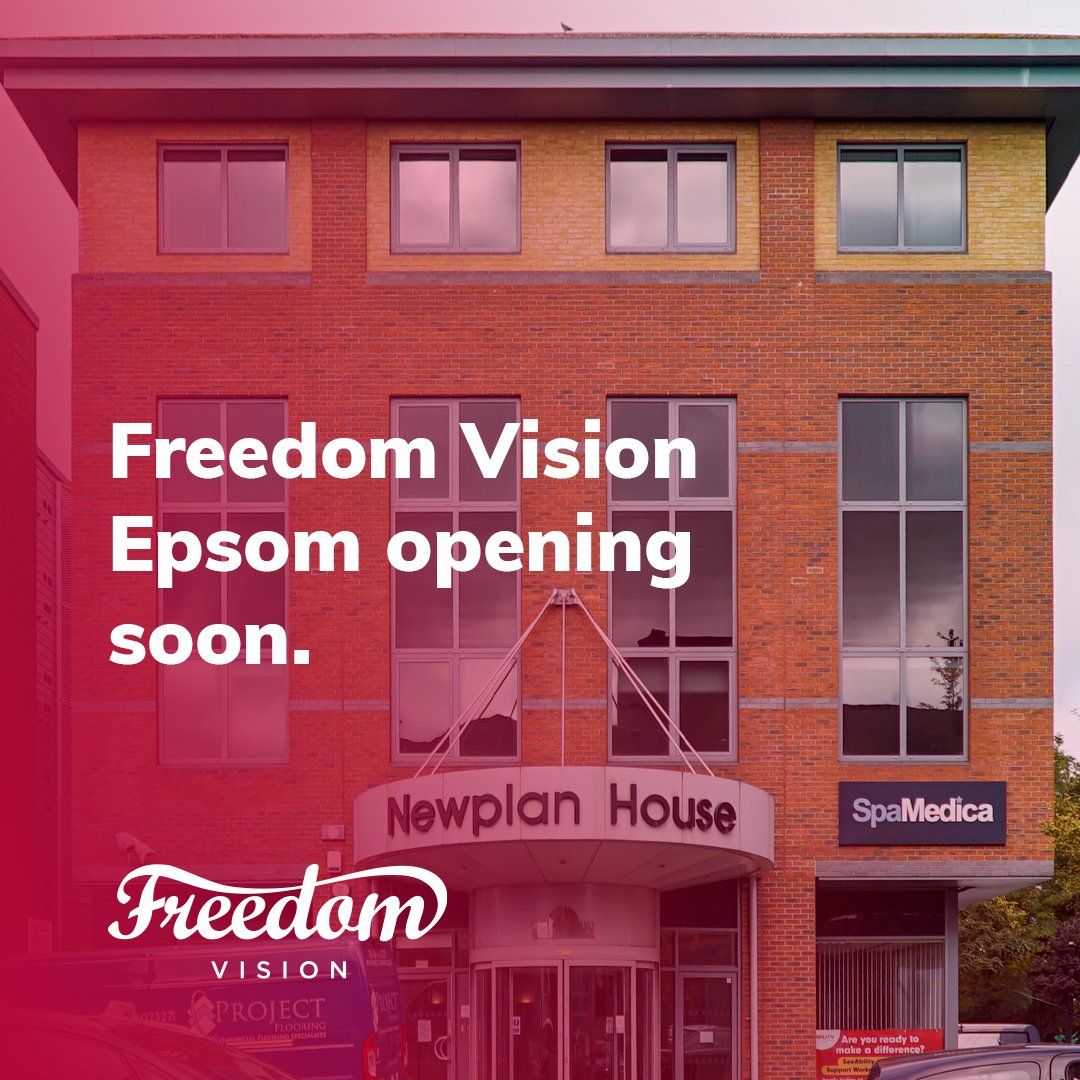 FreedomVisionUK's tweet photo. We’ve got some great news for people in Epsom who are thinking about having private cataract surgery. We’ll be opening a new, state-of-the-art Freedom Vision clinic in your area this September. Book your free, no-obligation consultation today: https://t.co/6toXzCHWyS https://t.co/oyctwRanVs