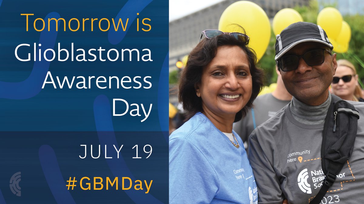 NBTStweets's tweet photo. Tomorrow is the fifth annual #GBMDay. We will not stop until we conquer and cure #glioblastoma (#GBM) — once and for all. 

Take action now: https://t.co/T2XEwjPSqr https://t.co/RrBaYlC2H2