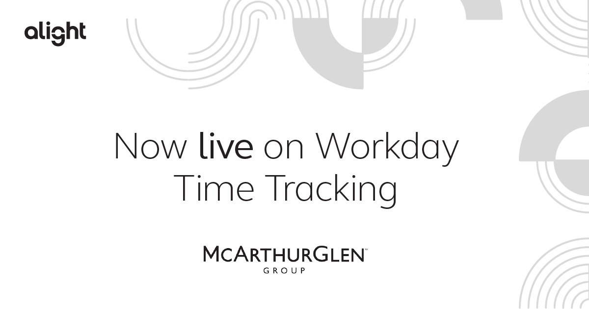 AlightSolutions's tweet image. Congratulations to McArthurGlen Group on a successful go-live with @Workday Time Tracking, enabling seamless time management across Germany, France, and Italy. We are delighted to have played a crucial role in expanding their Workday footprint. #WDAY #WorkdayPartner