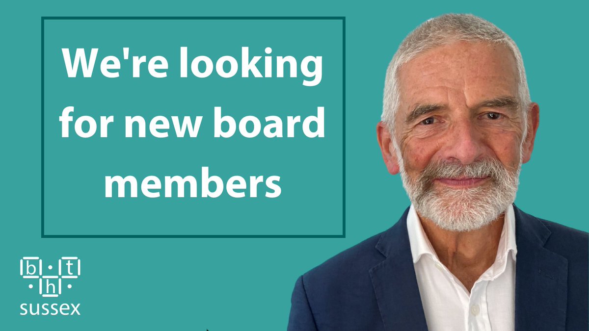 We are looking for new Board members to support our vital work.  

We comprise interlinked projects and services that empower people to overcome homelessness, poverty, addiction and mental ill health.

Head to our website for more information: bht.org.uk/news/bht-susse…