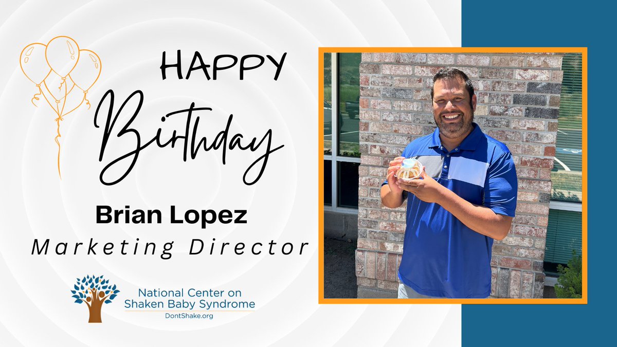 Happy Birthday to our Marketing Director, Brian Lopez! Thank you for bringing so much positivity into our everyday workplace. Let's take a moment to show some love and appreciation for Brian!