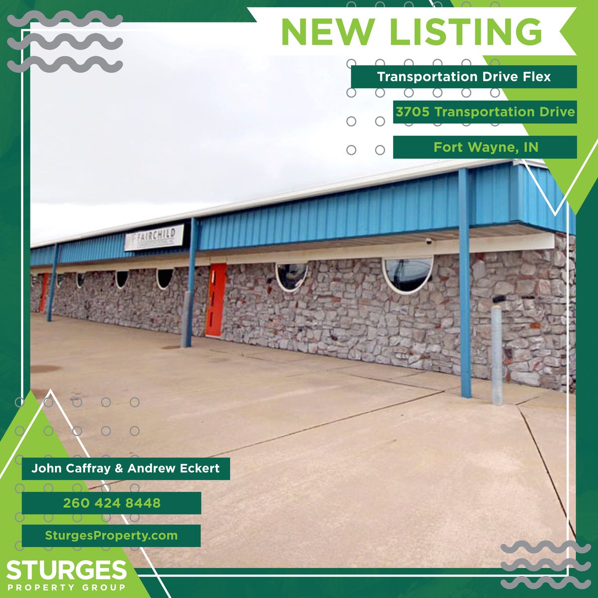 😱 WOW! 😱 New listing at Transportation Drive!
Two miles from the northwest Fort Wayne retail corridor, this property features:
✨ Front-row visibility
✨ Abundant parking
✨ Fenced yard
Click the link below to learn all about this flex space! 👇
sturgesproperty.com/properties/tra…