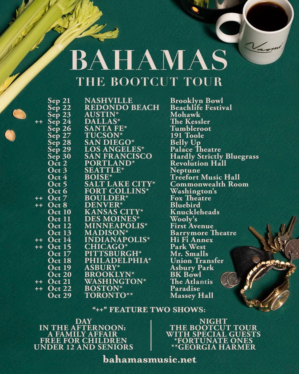 brushfire's tweet image. New @BahamasMusic album 9/15, tour this fall. 

Presales start tomorrow at 

bahamasmusic.net

#bootcut