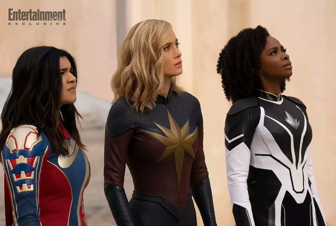 screentime's tweet photo. New images from 'The Marvels' https://t.co/KfcVE2rz9X
