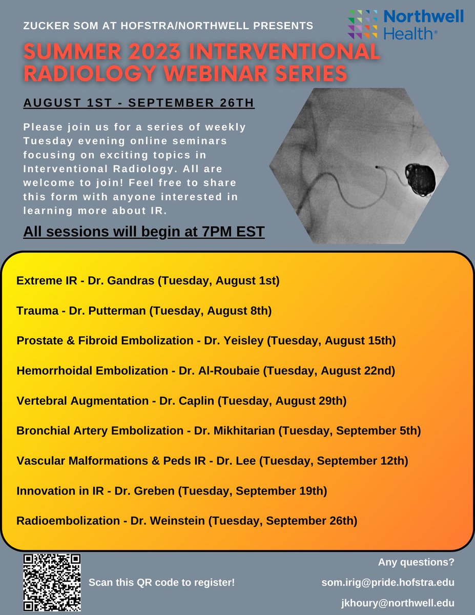 Brendan Ryu, MD (@ryubrendanmd) on Twitter photo Excited to continue our tradition! Please join the Northwell IR department to learn and discuss cutting-edge topics. Following is the link to sign-up and the Zoom link: docs.google.com/forms/d/e/1FAI… 🩻💉☢️
<a href="/drewzer4455/">Drew Caplin</a> <a href="/SIRRFS/">SIR RFS</a> <a href="/SIRspecialists/">Society of Interventional Radiology</a> <a href="/TheRadRoom/">TheRadRoom</a> <a href="/futureradres/">Future Radiology Residents</a> #twittIR #IRad Excited to continue our tradition! Please join the Northwell IR department to learn and discuss cutting-edge topics. Following is the link to sign-up and the Zoom link: docs.google.com/forms/d/e/1FAI… 🩻💉☢️
<a href="/drewzer4455/">Drew Caplin</a> <a href="/SIRRFS/">SIR RFS</a> <a href="/SIRspecialists/">Society of Interventional Radiology</a> <a href="/TheRadRoom/">TheRadRoom</a> <a href="/futureradres/">Future Radiology Residents</a> #twittIR #IRad