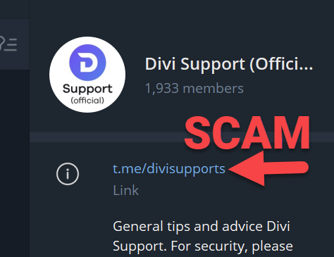 knowcryptoshow's tweet photo. Hey there @telegram we have reported this channel as a scam/impersonator channel at least half a dozen times. It is filled with thieves, conning people, plain and simple. Finally, would you kindly do the right thing to close this channel or at least tag the channel and admins with the scammer tag? The scammer's channel is @ divisupports (extra "s" at the end)