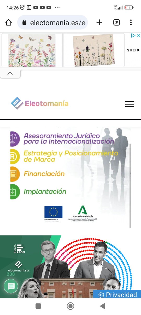 PredatorVox's tweet photo. Ya podemos decir oficialmente que el PP ha comprado a Electomania y que esta infla al partido popular.
#PPmania dice ser independiente y ha acabado cobrando la publicidad institucional de la mismísima junta de andalucía de Juanma Moreno. https://t.co/l9hgu25JIJ
