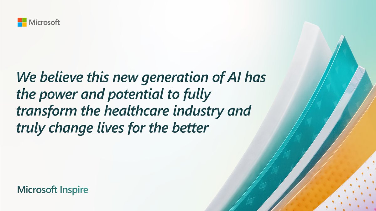 Through an expanded collaboration with Epic, our aim is to enable clinicians to dedicate their valuable time to providing exceptional patient care by reducing their administrative workload.

<a href="/satyanadella/">Satya Nadella</a> #MSInspire