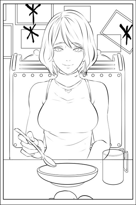 今月のレポート。村長宅で食事会 