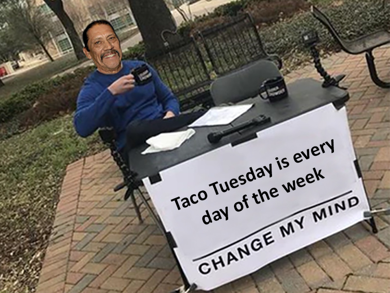 officialDannyT's tweet photo. #TacoTuesday https://t.co/YkYDOm66bZ