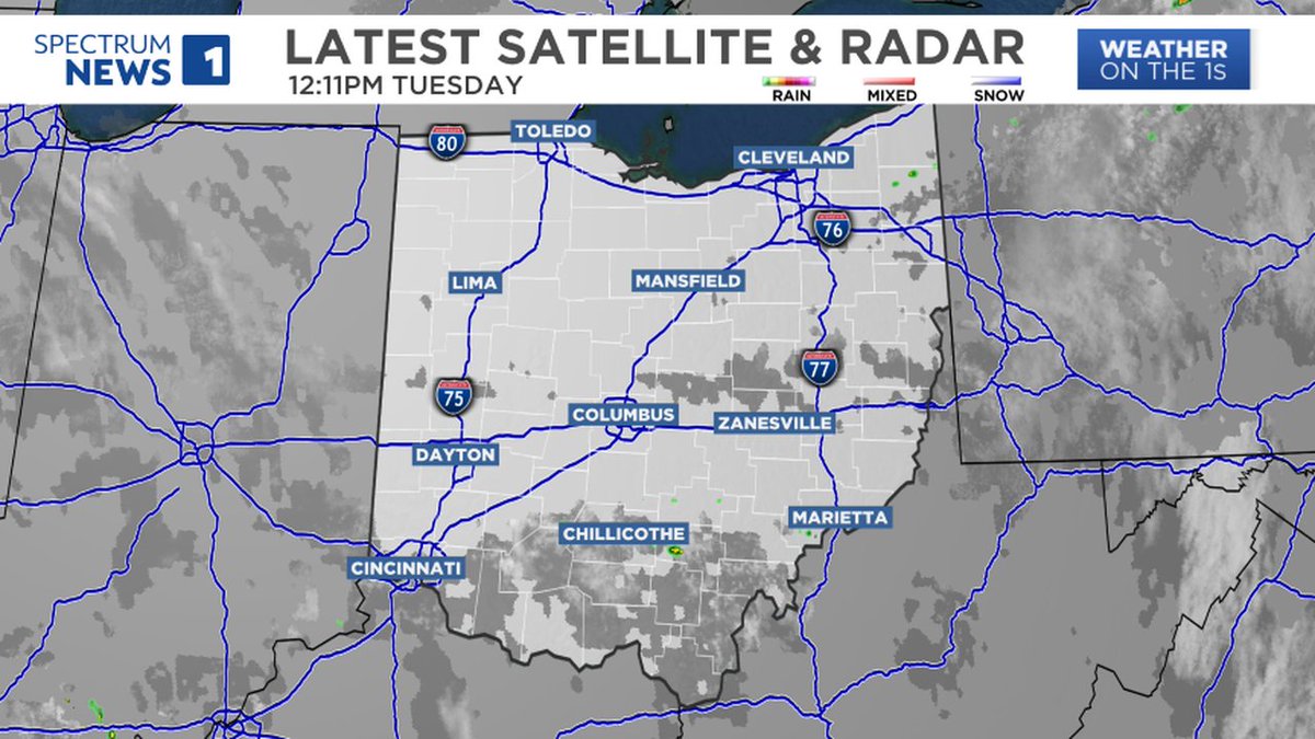 RADAR ON THE 1s- Here is the latest view of the Spectrum News 1 StormTrack Doppler Radar across Ohio. For the latest statewide weather information, visit https://t.co/b1Uud57RaE. #OHwx #RadarUpdate https://t.co/KQBothDTdj